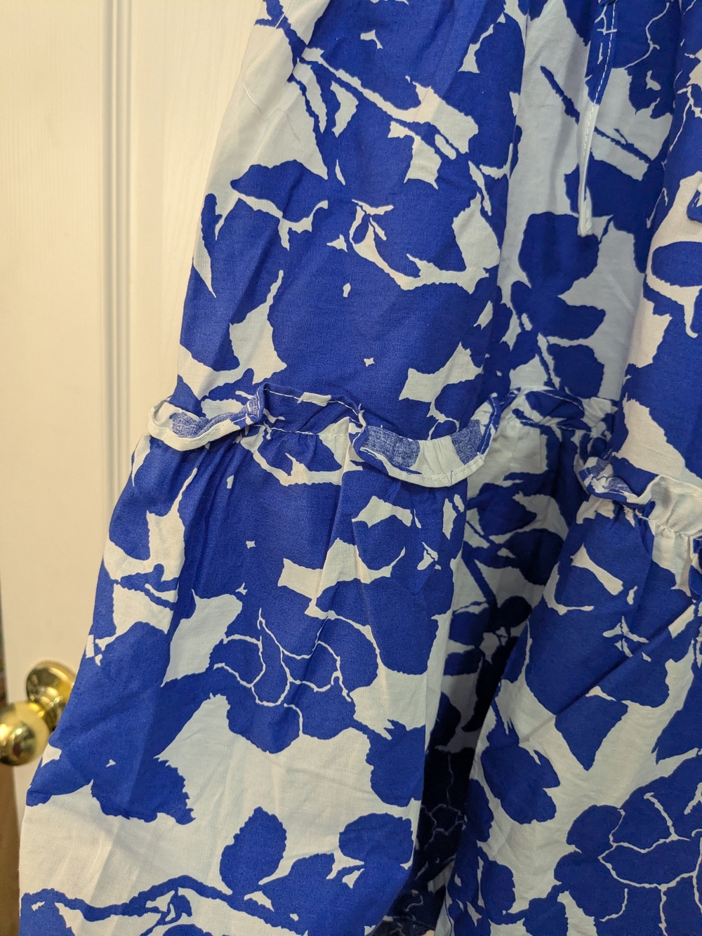 Tuckernuck Blue and White Floral Tiered Dress - Picture 5 of 13